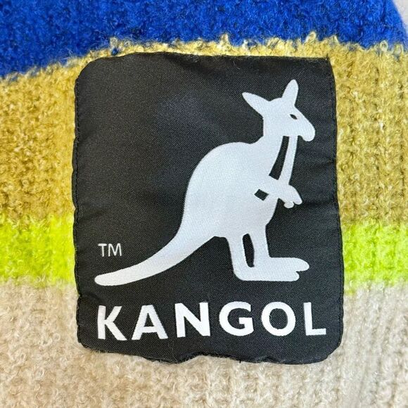 NWOT Kangol X H&M Wool Blend Chunky Striped Knit Oversized Sweater Women's M - Picture 4 of 12